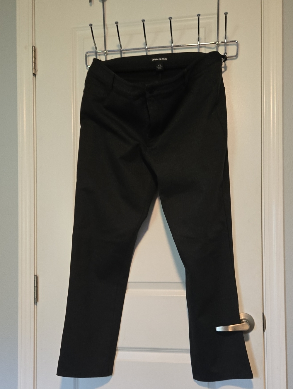 DKNY Black Women's Slim Dress Pants